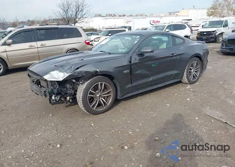 2017 Ford Mustang Gt Premium из США, поврежденный, VIN 1FA6P8CF1H5351489